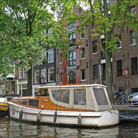 Нидерланды. Амстердам. Большой канал.